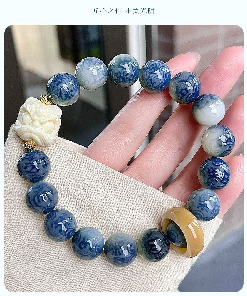 图片[6]-变色 六字真言 菩提手串-真传国学